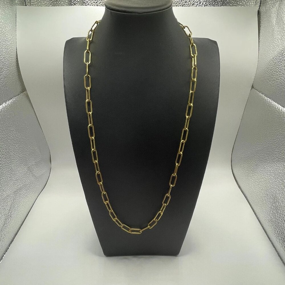 Marrin Costello 25" Custom Chain, Can be Worn in Many Ways, 14k Gold-Plated Nice